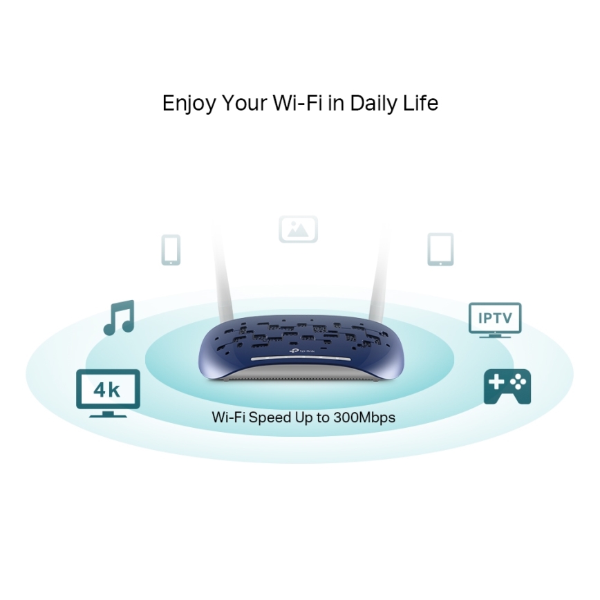 TP-Link - Modem a router 300Mbps Wireless N VDSL/ADSL