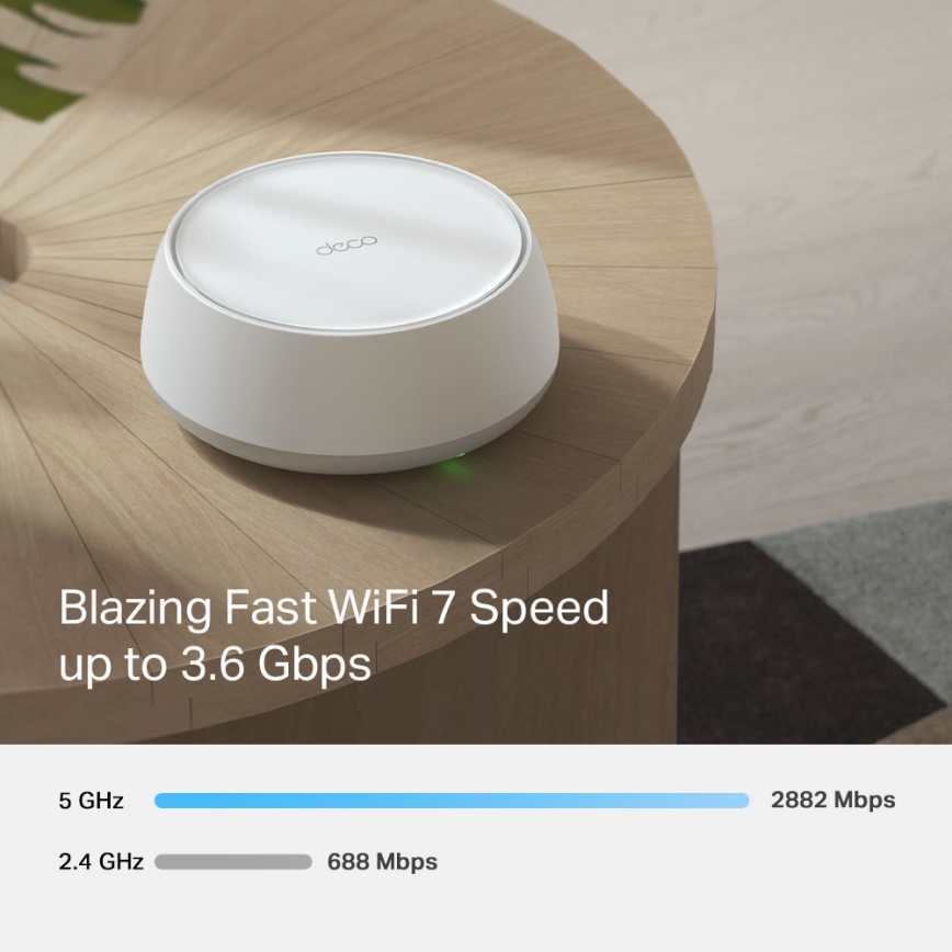 TP-Link - SADA 2x Wi-Fi 7 mesh systém pro celou domácnost Deco BE22