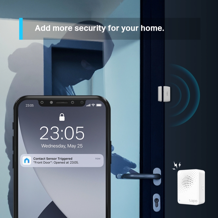 TP-Link - Smart kontaktní senzor 1xCR2032 Wi-Fi