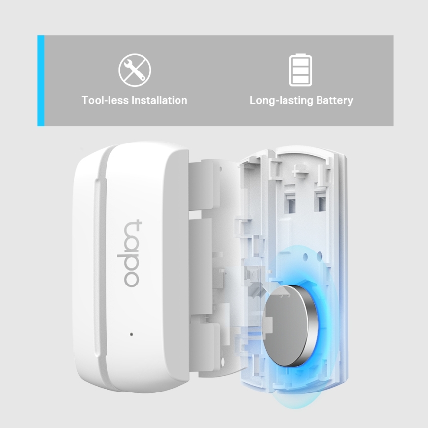TP-Link - Smart kontaktní senzor 1xCR2032 Wi-Fi