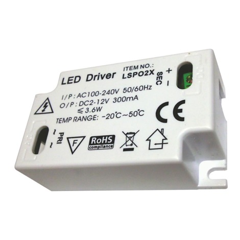Transformátor pro LED pásky LS-P02X AC100-240V, DC2-12V