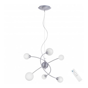 Trio - LED RGB Stmívatelný lustr na lanku DICAPO 6xLED/3W/230V 3000-5000K + dálkové ovládání
