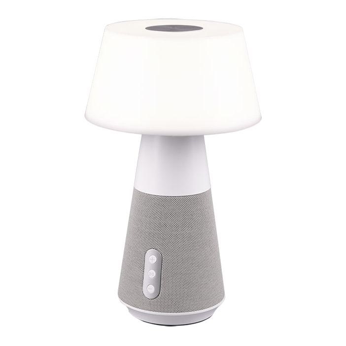 Trio - LED Stmívatelná stolní lampa s bluetooth reproduktorem a USB LED/4,5W/230V