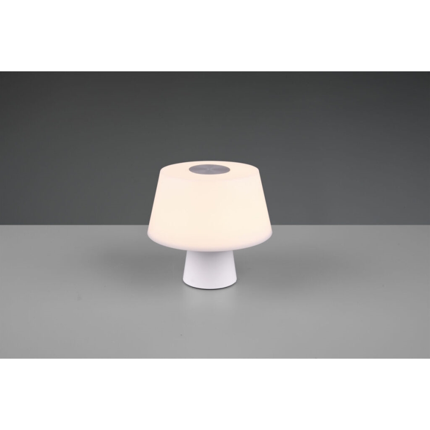 Trio - LED Stmívatelná stolní lampa s bluetooth reproduktorem a USB LED/4,5W/230V