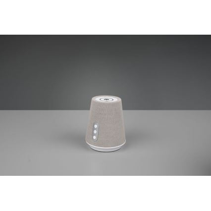 Trio - LED Stmívatelná stolní lampa s bluetooth reproduktorem a USB LED/4,5W/230V