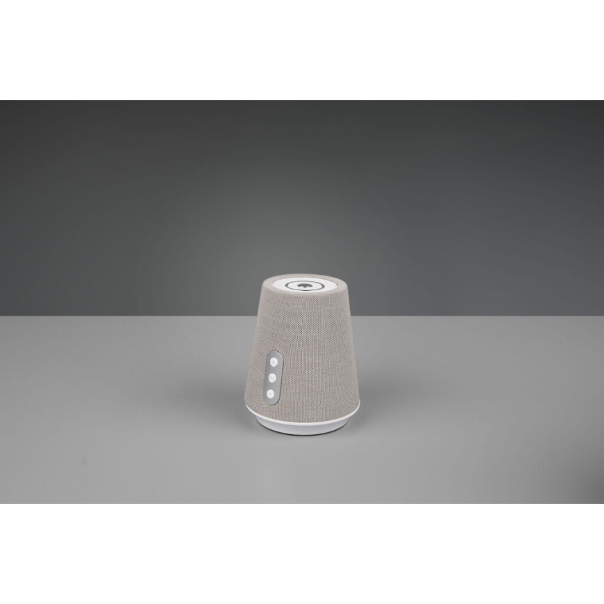 Trio - LED Stmívatelná stolní lampa s bluetooth reproduktorem a USB LED/4,5W/230V