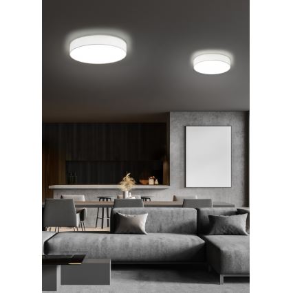 Trio - LED Stmívatelné stropní svítidlo LUGANO LED/22W/230V 3000K pr. 40 cm bílá