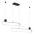 Trio - LED Stmívatelný lustr na lanku GRANT LED/54W/230V 2300/3000/4000K černá/matný chrom