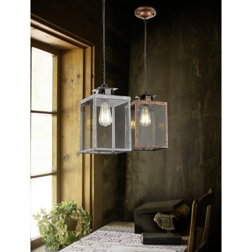 TRIO - Lustr na lanku ELSA 1xE27/60W/230V