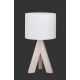 TRIO - Stolní lampa GING 1xE14/40W/230W bílá