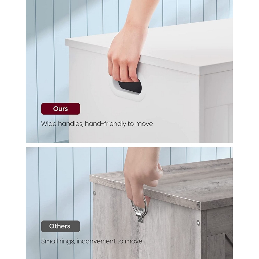 Truhla TOVIAN bílá