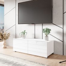 TV stolek CALABRINI 37x100 cm bílá