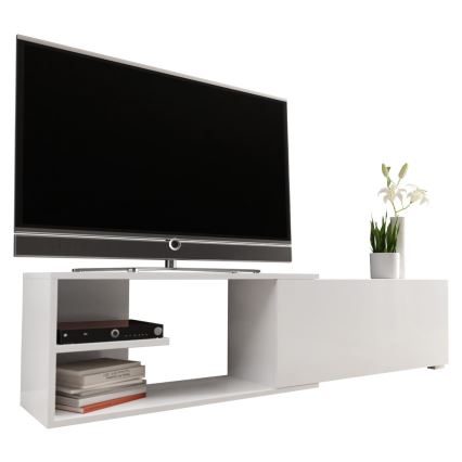 TV stolek CLIF 40x180 cm bílá