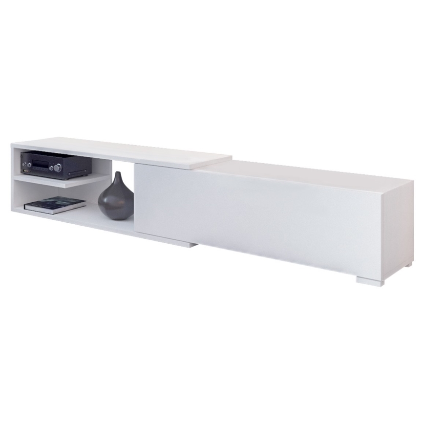 TV stolek CLIF 40x180 cm bílá