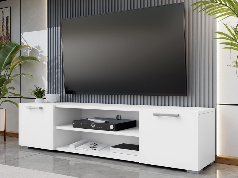 TV stolek GIMREN 36x156 cm bílá