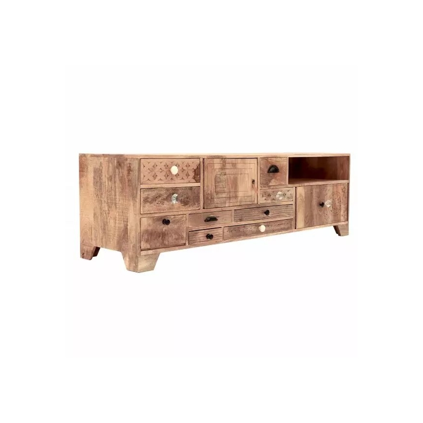 TV stolek MANU 160x50 cm masiv/mangovník