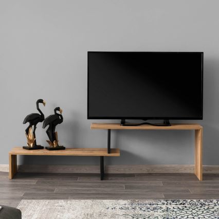 TV stolek OVIT 44x153 cm hnědá/černá