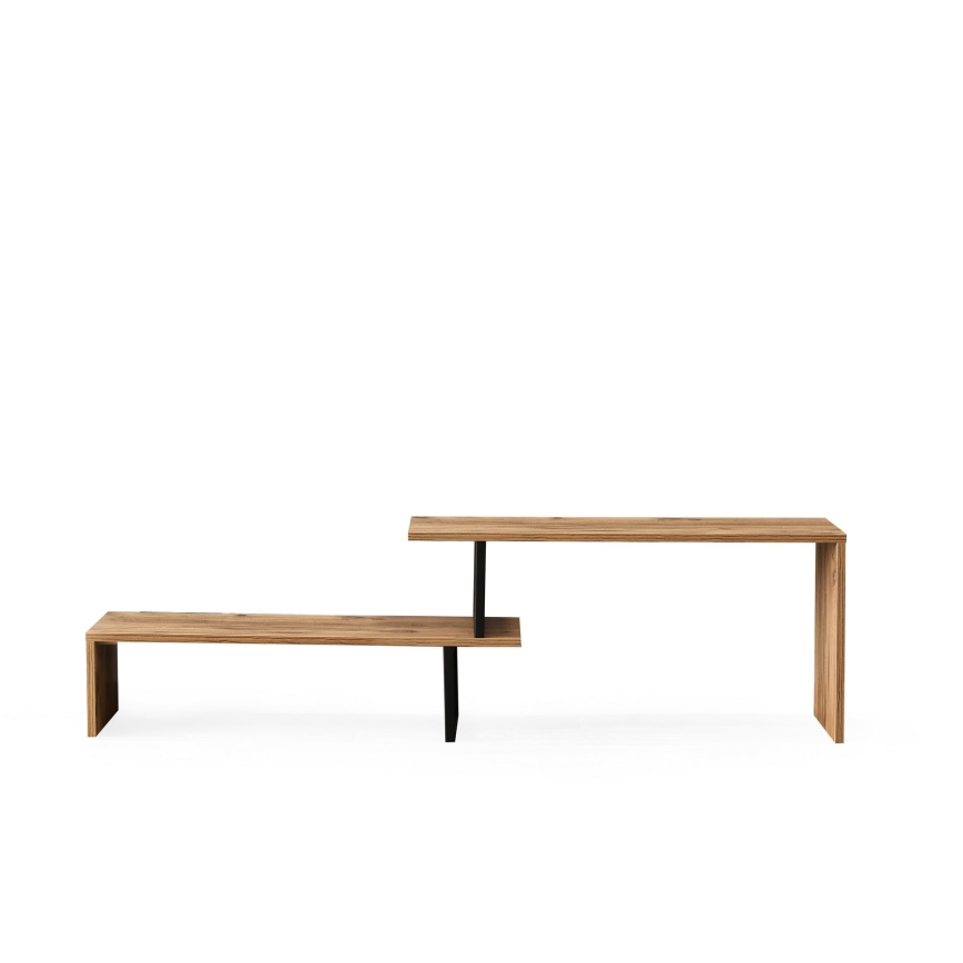 TV stolek OVIT 44x153 cm hnědá/černá