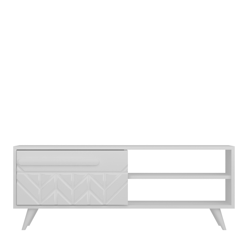 TV stolek VENEDIK 43,7x120 cm bílá