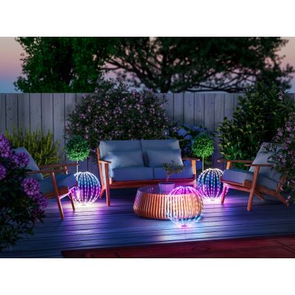Twinkly - LED RGBW Stmívatelná venkovní dekorace SPHERE 210xLED IP44 Wi-Fi