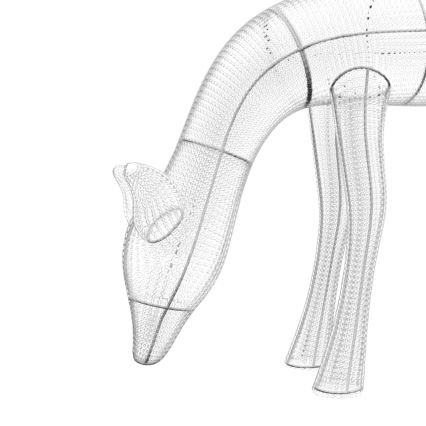 Twinkly - LED RGBW Stmívatelný venkovní vánoční sob REINGEERS 160xLED IP44 Wi-Fi