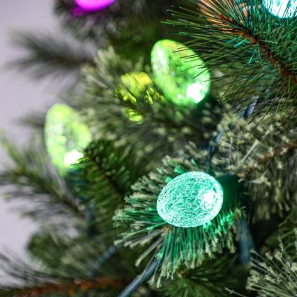 Twinkly - LED RGB Stmívatelný venkovní vánoční řetěz FACETED 80xLED 26,5 m IP44 Wi-Fi