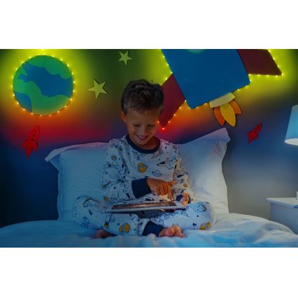 Twinkly - LED RGB Stmívatelný pásek DOTS 60xLED 3 m Wi-Fi USB