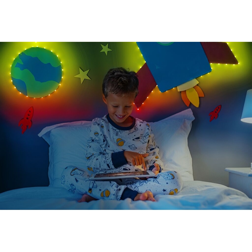 Twinkly - LED RGB Venkovní stmívatelný pásek DOTS 200xLED 10 m IP44 Wi-Fi