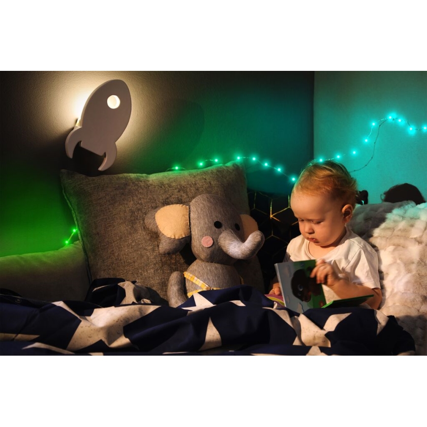 Twinkly - LED RGB Venkovní stmívatelný pásek DOTS 200xLED 10 m IP44 Wi-Fi