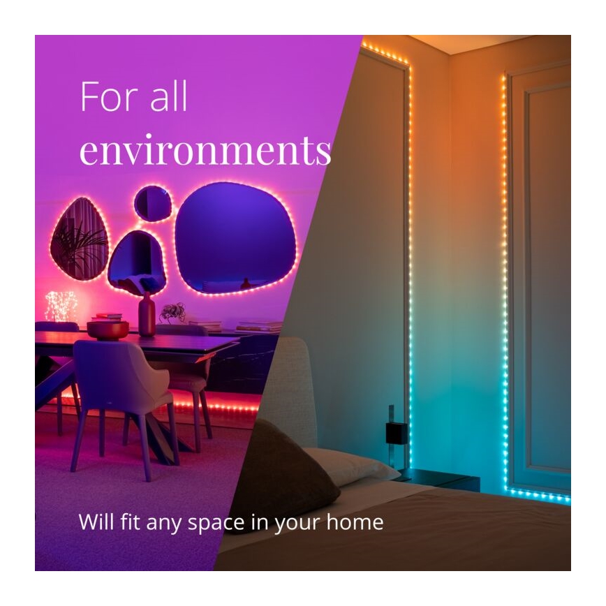 Twinkly - LED RGB Venkovní stmívatelný pásek DOTS 200xLED 10 m IP44 Wi-Fi