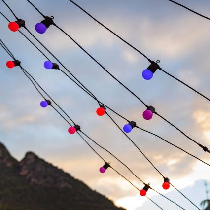 Twinkly - LED RGB Stmívatelný venkovní dekorační řetěz FESTOON 20xLED 14m IP44 Wi-Fi