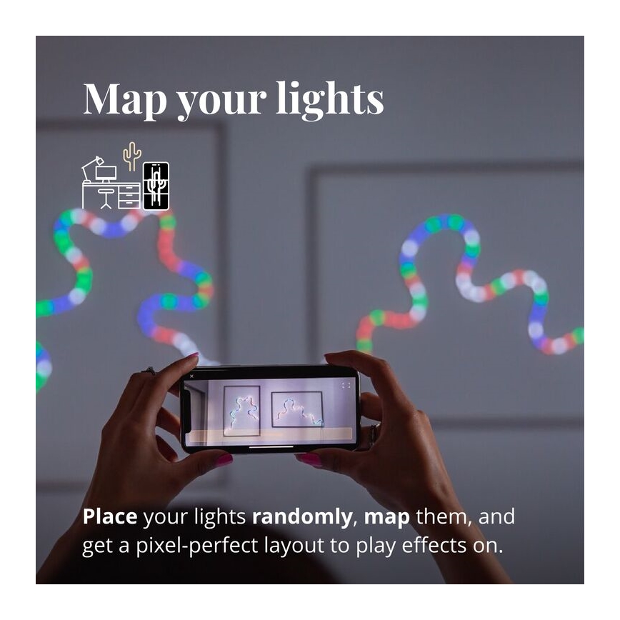 Twinkly - LED RGB Stmívatelný pásek FLEX 200xLED 2 m Wi-Fi
