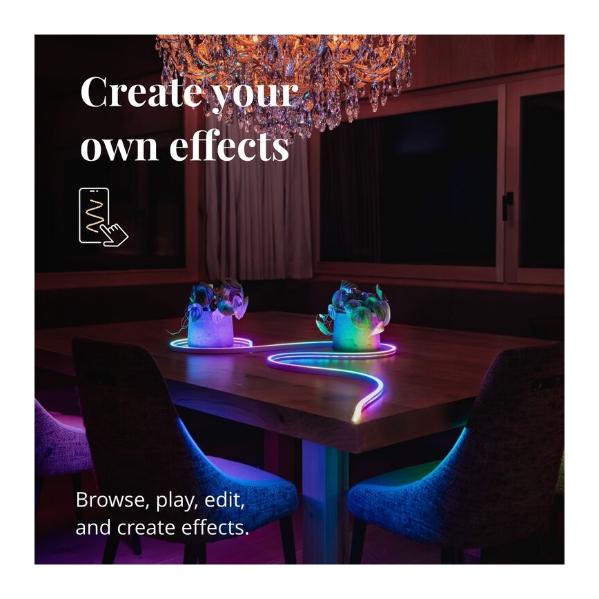 Twinkly - LED RGB Stmívatelný pásek FLEX 200xLED 2 m Wi-Fi