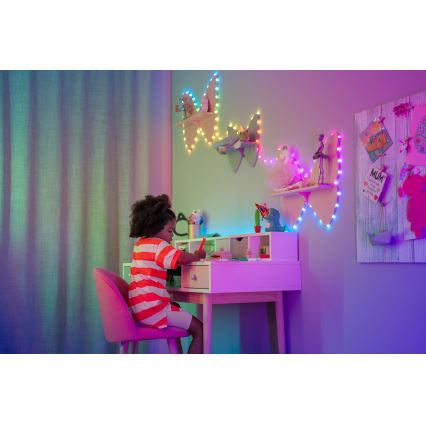 Twinkly - LED RGB Stmívatelný vánoční řetěz 100xLED 8 m USB Wi-Fi