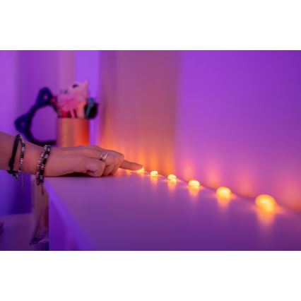 Twinkly - LED RGB Stmívatelný  řetěz CANDIES 100xLED 8 m USB Wi-Fi