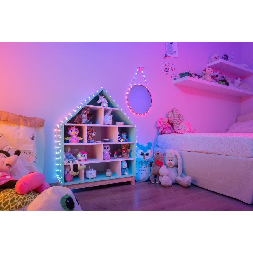 Twinkly - LED RGB Stmívatelný  řetěz CANDIES 100xLED 8 m USB Wi-Fi