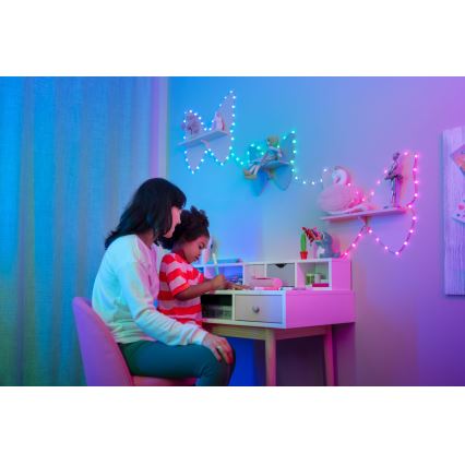 Twinkly - LED RGB Stmívatelný vánoční řetěz CANDIES 100xLED 8 m USB Wi-Fi