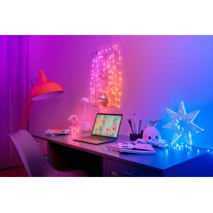 Twinkly - LED RGB Stmívatelný vánoční řetěz CANDIES 100xLED 8 m USB Wi-Fi