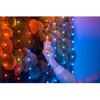 Twinkly - LED RGB Stmívatelný vánoční řetěz CANDIES 200xLED 14 m USB Wi-Fi