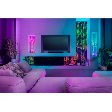 Twinkly - LED RGB Stmívatelný vánoční řetěz CANDIES 200xLED 14 m USB Wi-Fi
