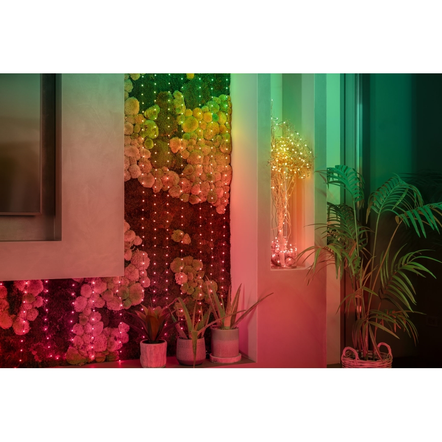Twinkly - LED RGB Stmívatelný vánoční řetěz CANDIES 200xLED 14 m USB Wi-Fi