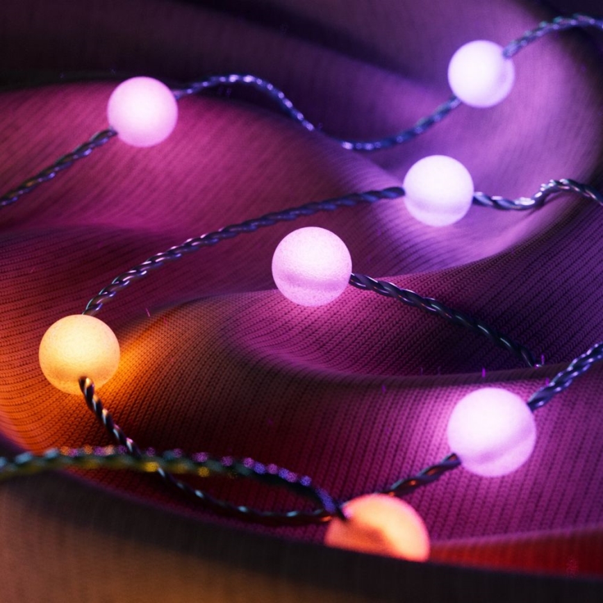 Twinkly - LED RGB Stmívatelný vánoční řetěz CANDIES 200xLED 14 m USB Wi-Fi