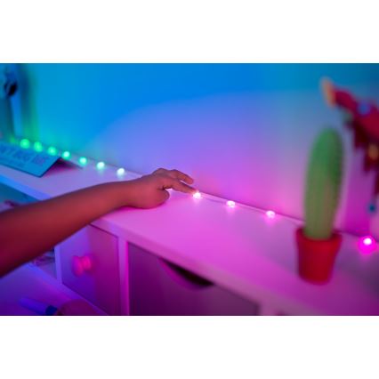 Twinkly - LED RGB Stmívatelný  řetěz CANDIES 100xLED 8 m USB Wi-Fi