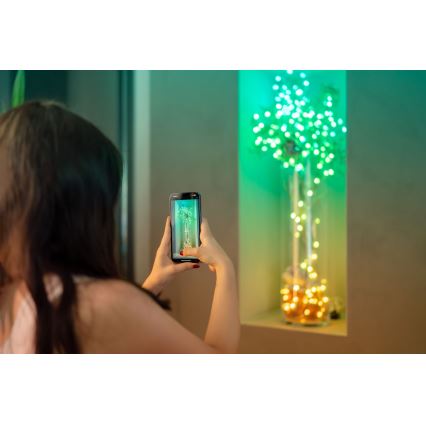 Twinkly - LED RGB Stmívatelný vánoční řetěz CANDIES 100xLED 8 m USB Wi-Fi