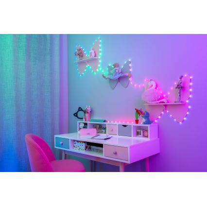 Twinkly - LED RGB Stmívatelný  řetěz CANDIES 200xLED 14 m USB Wi-Fi