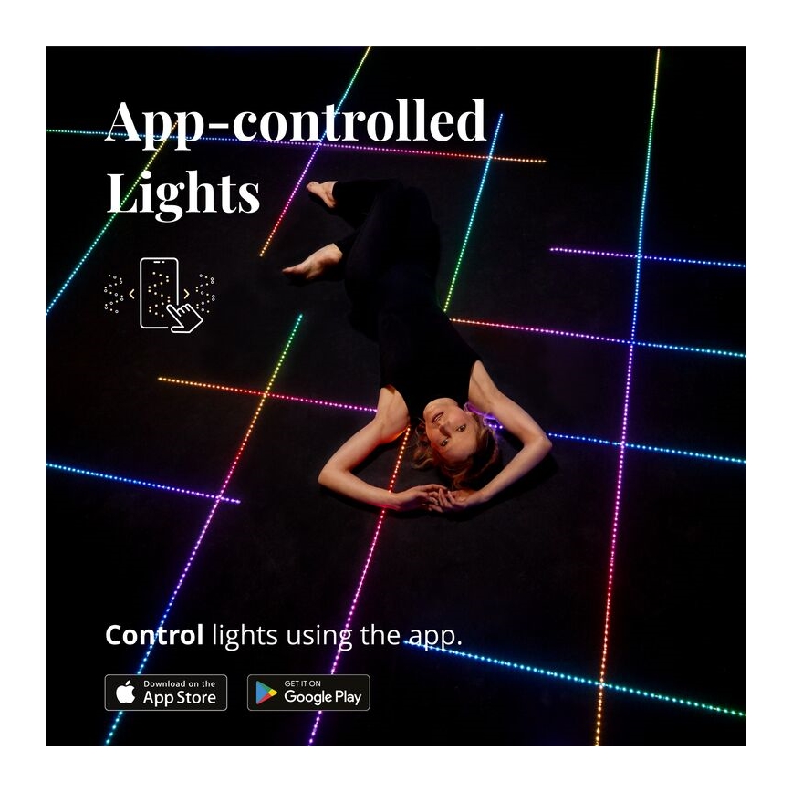 Twinkly - LED RGB Stmívatelný pásek LINE 100xLED 1,5 m Wi-Fi