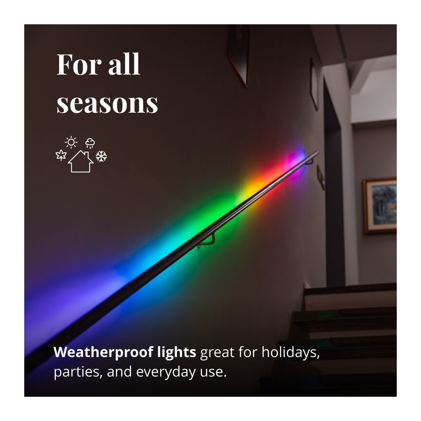 Twinkly - LED RGB Stmívatelný pásek LINE 100xLED 1,5 m Wi-Fi