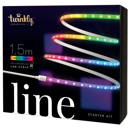 Twinkly - LED RGB Stmívatelný pásek LINE 100xLED 1,5 m Wi-Fi