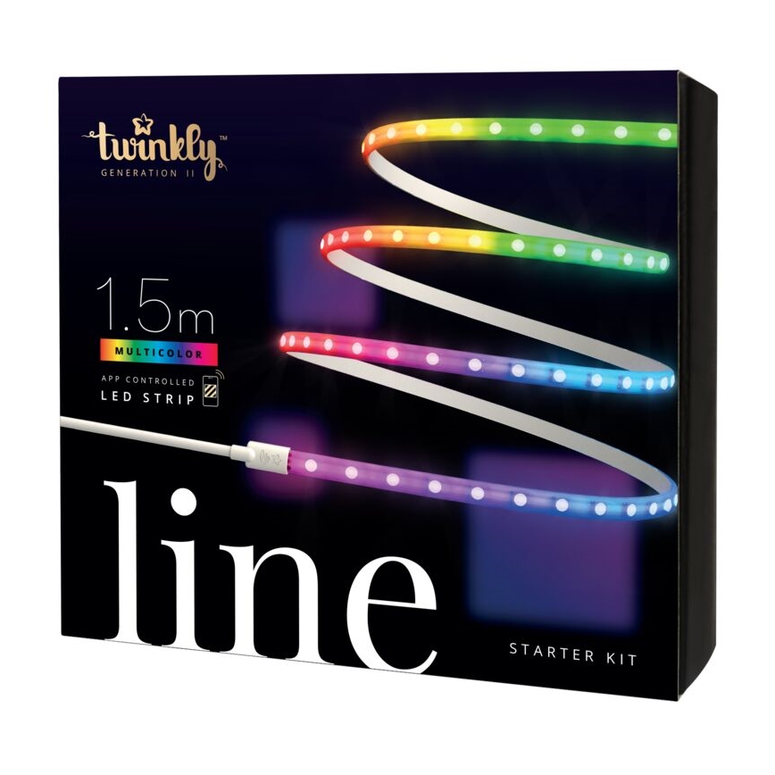 Twinkly - LED RGB Stmívatelný pásek LINE 100xLED 1,5 m Wi-Fi