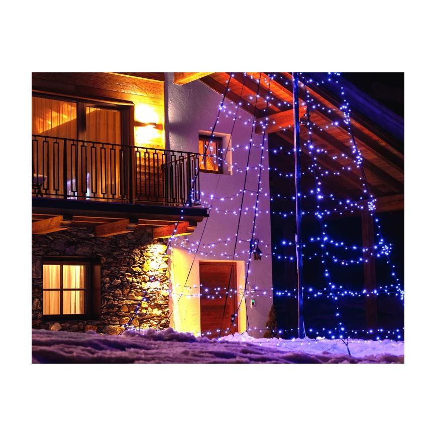 Twinkly - LED RGBW Stmívatelný venkovní vánoční stromeček LIGHT TREE 450xLED 3m IP44 Wi-Fi